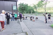 「第二回WACKメンズ合同オーディション2022」早朝二人三脚の様子。