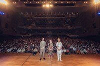 左から大橋トリオ、矢野顕子、ハナレグミ。（撮影：東美樹）