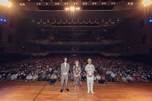 左から大橋トリオ、矢野顕子、ハナレグミ。（撮影：東美樹）