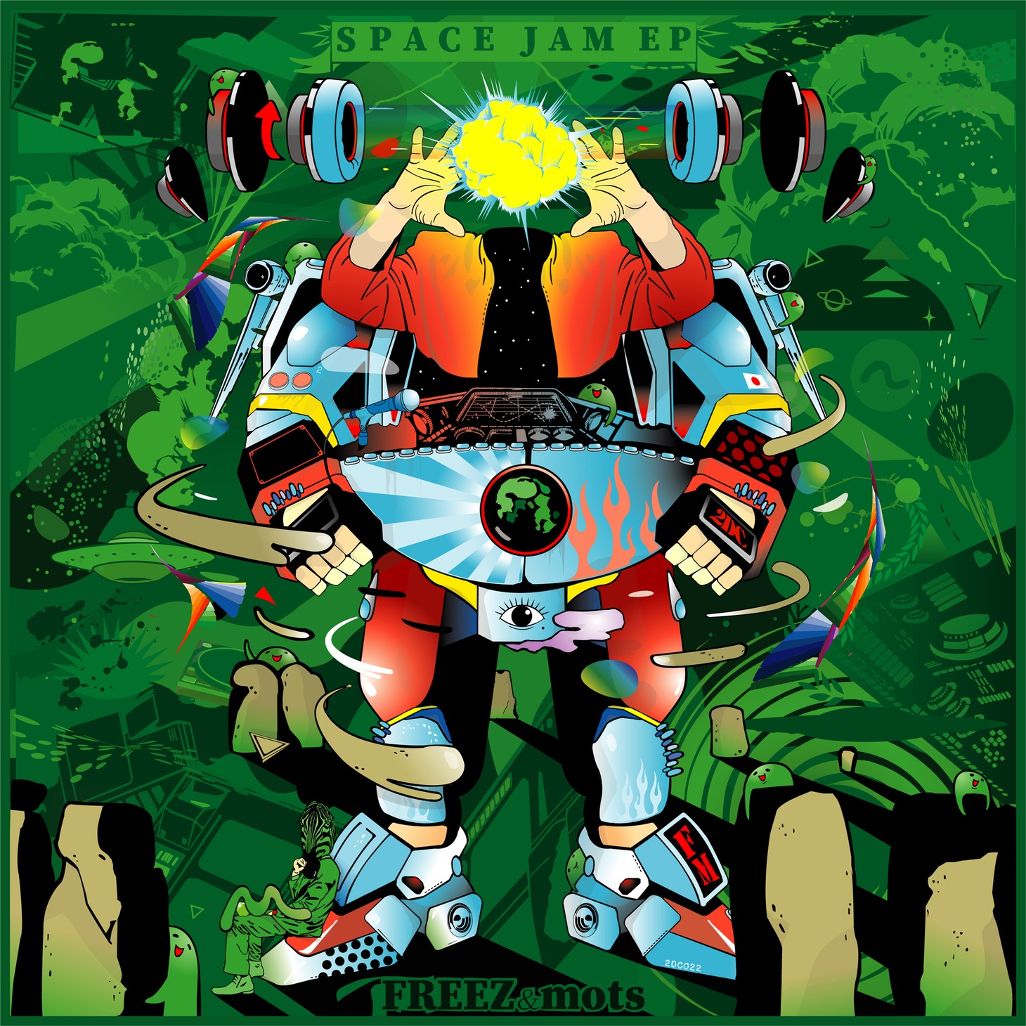 FREEZ ＆ mots「SPACE JAM EP」配信ジャケット