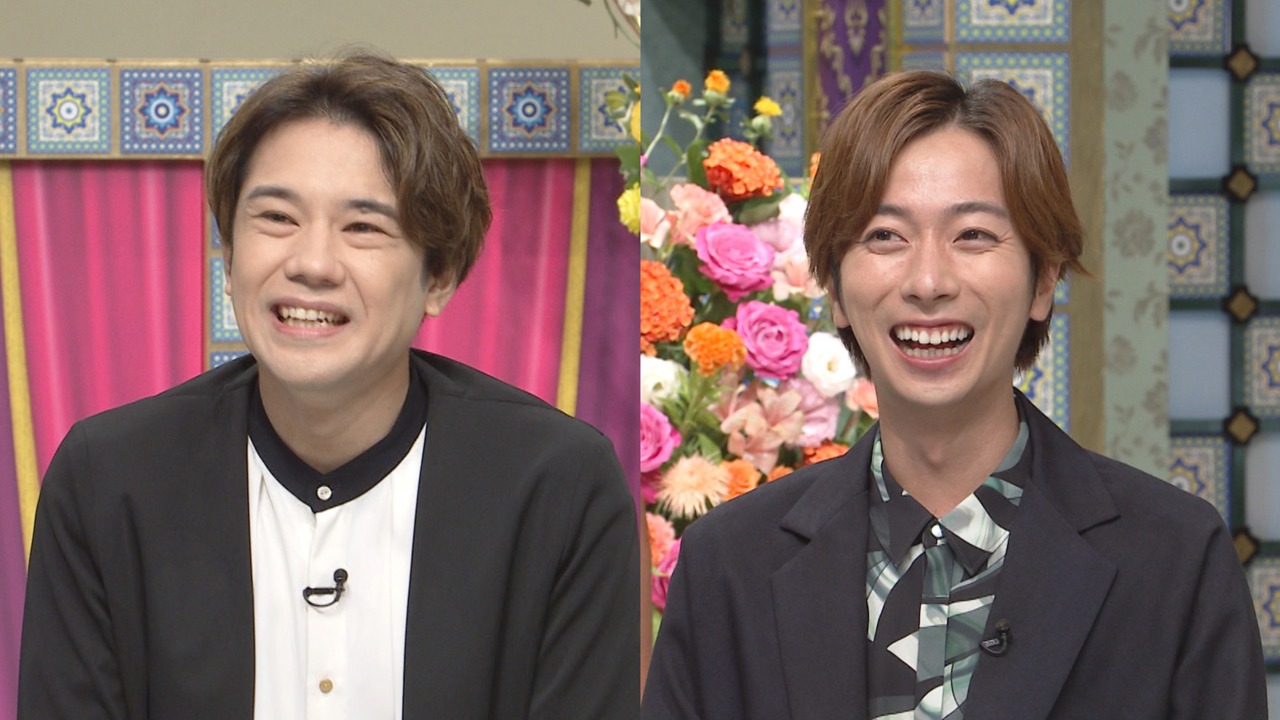 左から五関晃一（A.B.C-Z）、河合郁人（A.B.C-Z）。(c)日本テレビ