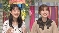 左から竹内由恵、豊崎由里絵。(c)日本テレビ