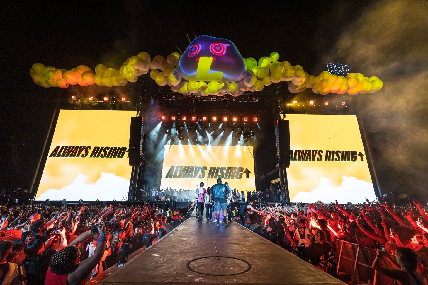 「The 2022 Head in the Clouds Festival」の様子。