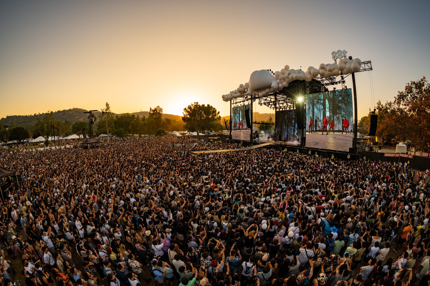 「The 2022 Head in the Clouds Festival」の様子。