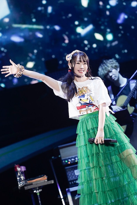 水樹奈々「NANA MIZUKI LIVE HOME 2022」愛知・日本ガイシホール公演の様子。(Photo by kamiiisaka)