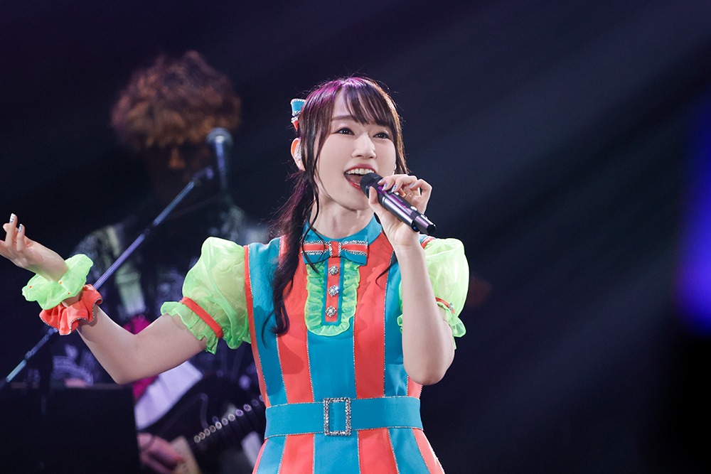 水樹奈々「NANA MIZUKI LIVE HOME 2022」愛知・日本ガイシホール公演の様子。(Photo by kamiiisaka)