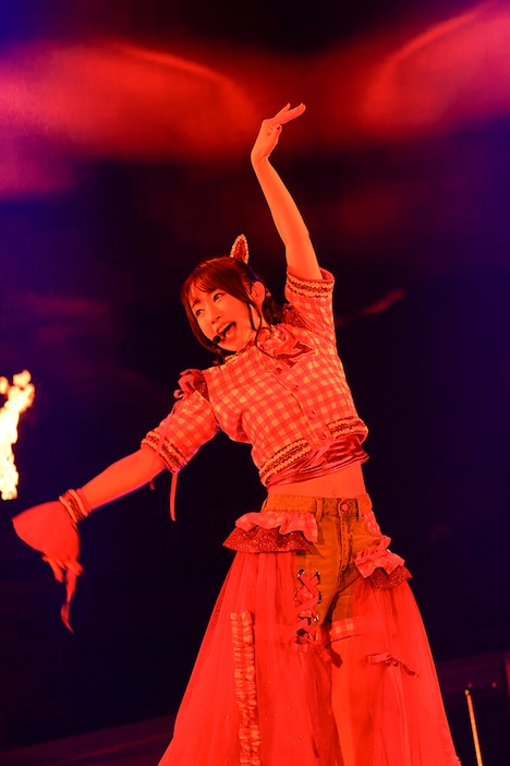 水樹奈々「NANA MIZUKI LIVE HOME 2022」愛知・日本ガイシホール公演の様子。(Photo by kamiiisaka)