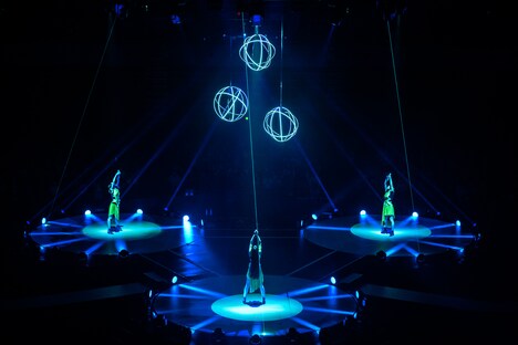 「Perfume 9th Tour 2022 "PLASMA"」有明アリーナ公演の様子。（撮影：田中聖太郎）