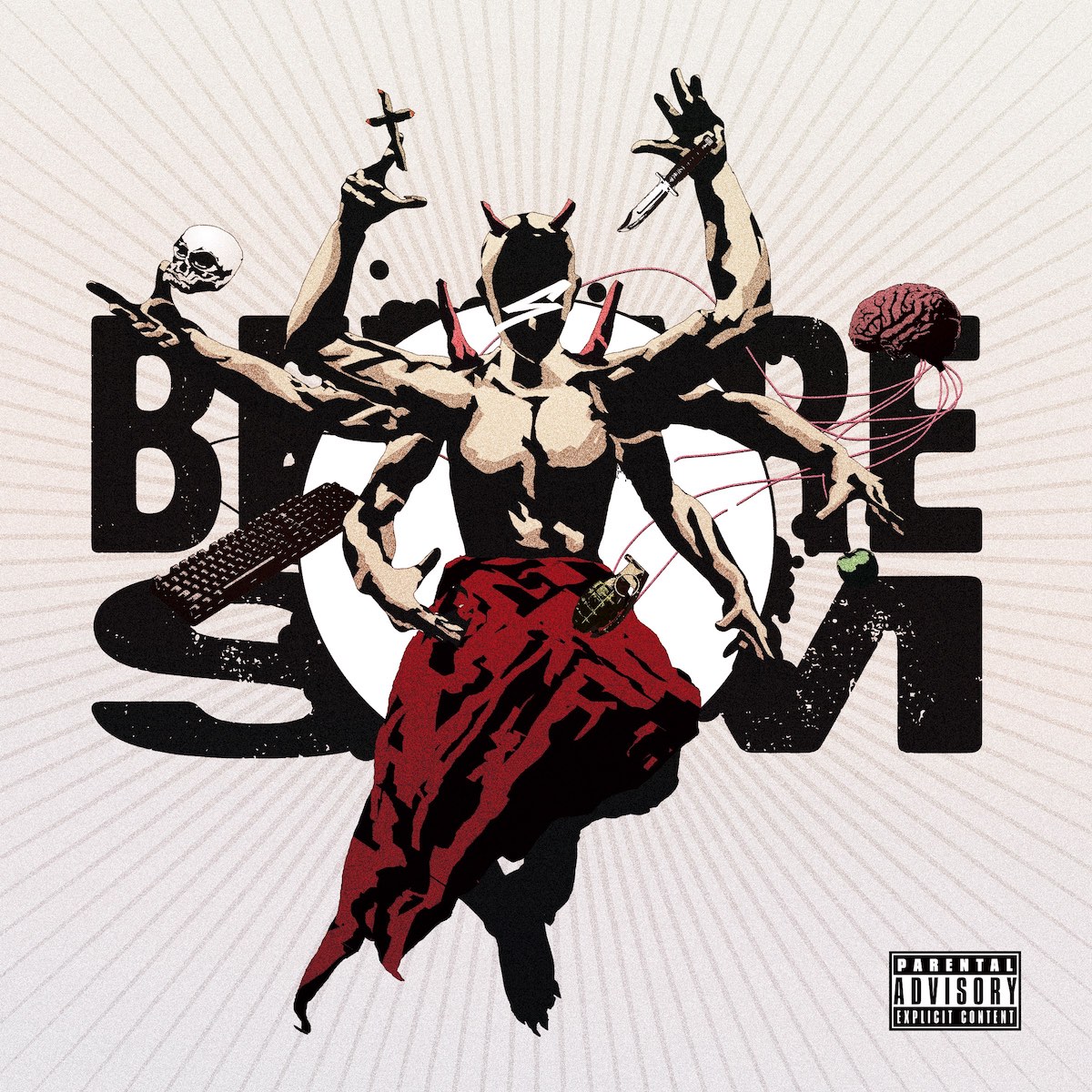 SiM「BEWARE」初回限定盤ジャケット