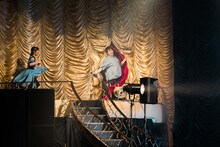 「ライブナタリー “堂島孝平 × 眉村ちあき”」コラボパフォーマンスの様子。（撮影：曽我美芽）