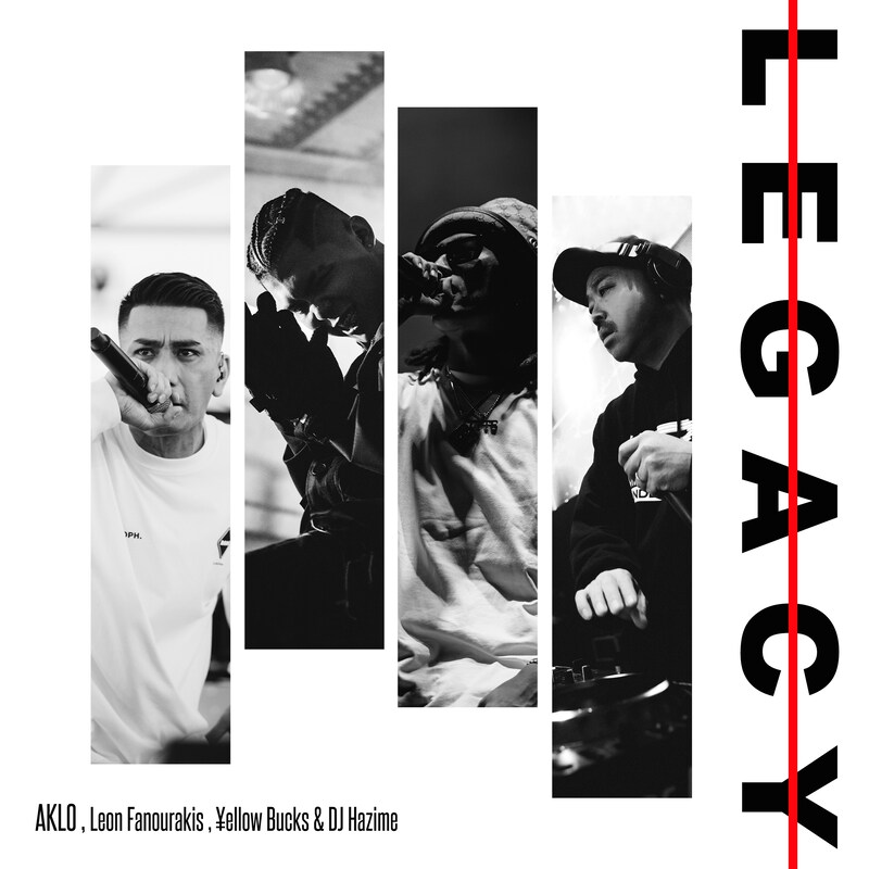 AKLO, ¥ellow Bucks, Leon Fanourakis & DJ HAZIME「LEGACY」配信ジャケット