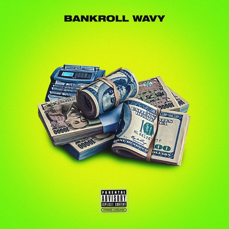 JP THE WAVY「BANKROLL WAVY」ジャケット