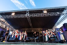 Buzz72+とGANG PARADEの「FOUL」セッションの様子。