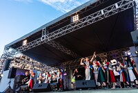 Buzz72+とGANG PARADEによる「FOUL」コラボセッションの様子。