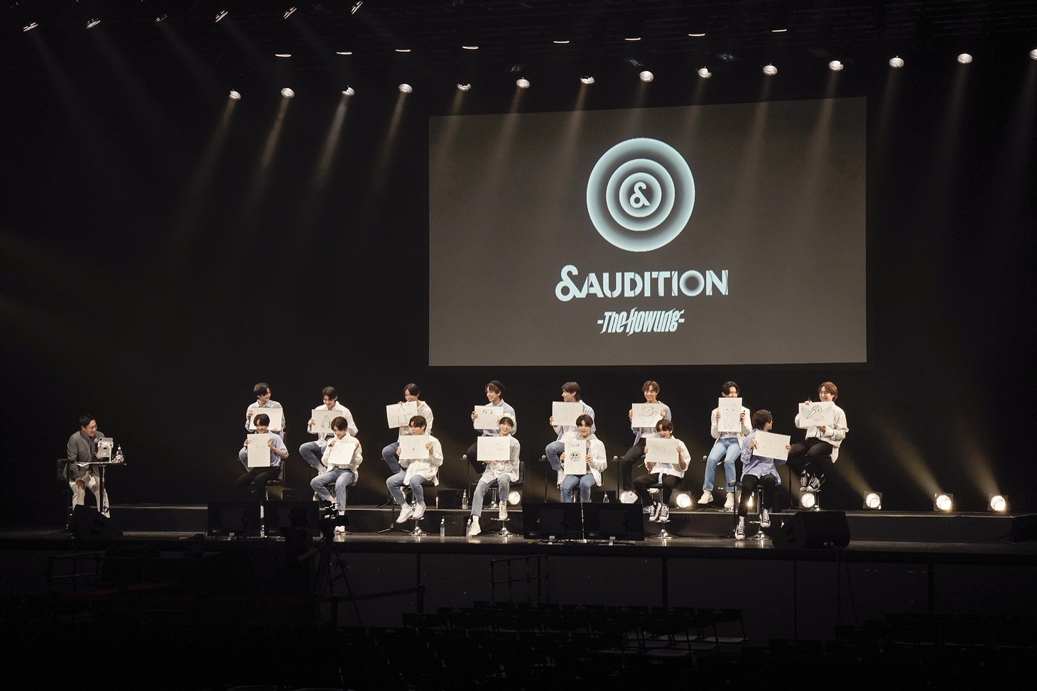 「&AUDITION -The Howling- サプライズファンイベント」の様子。(c)HYBE LABELS JAPAN