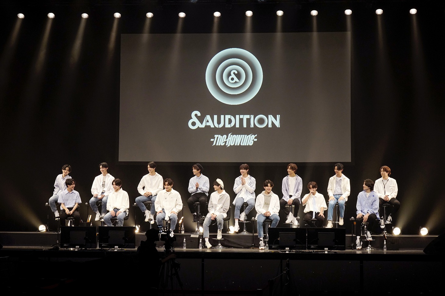 「&AUDITION -The Howling- サプライズファンイベント」の様子。(c)HYBE LABELS JAPAN