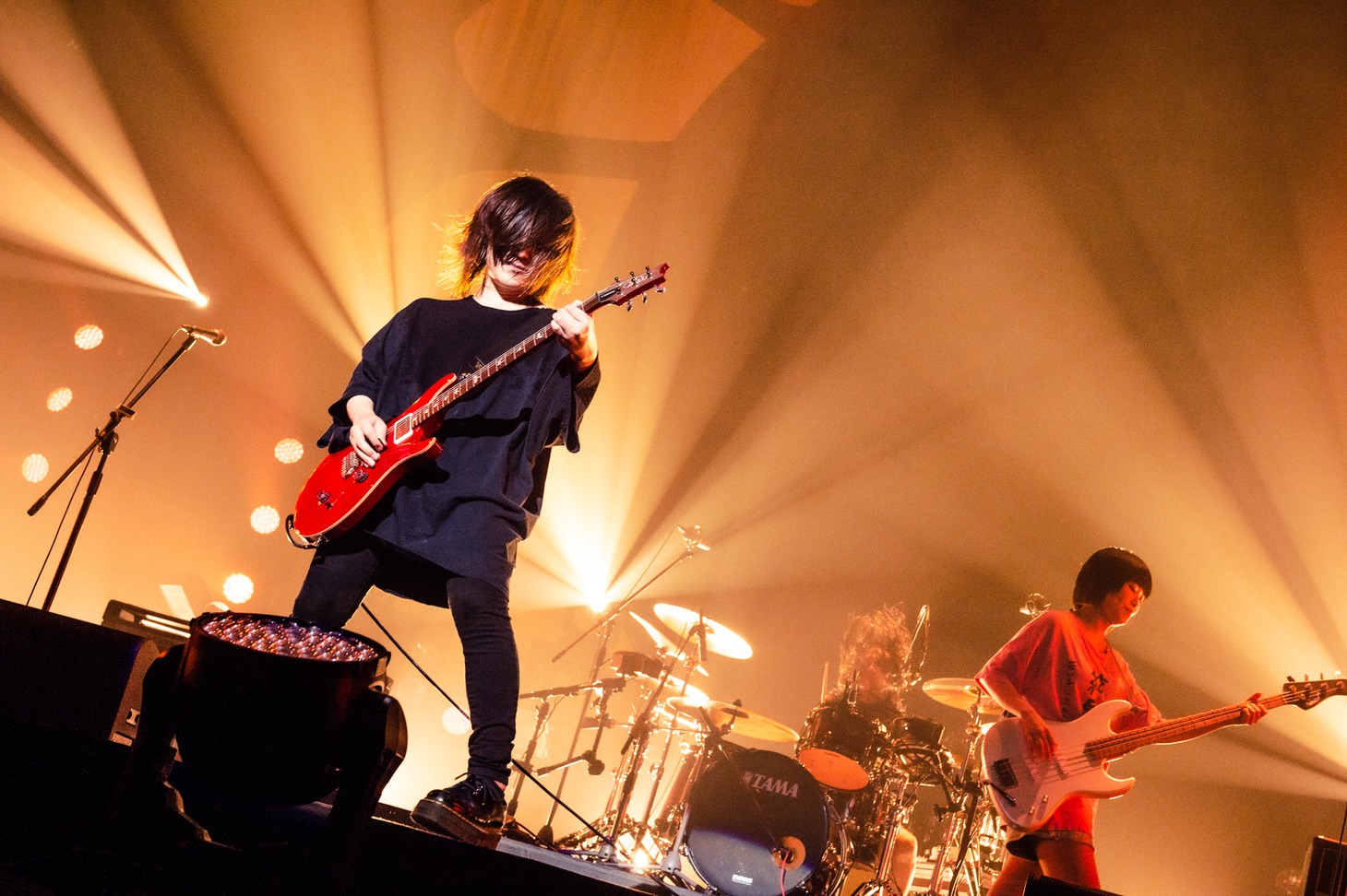 「ヤバイTシャツ屋さん “ぶどうかん” ツアー 2022」日本武道館公演より。（撮影：田中聖太郎）