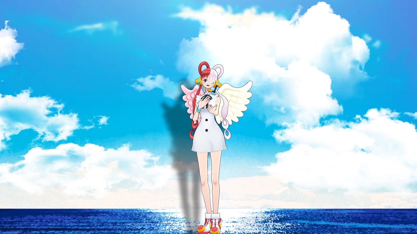 「めざましライブ」の様子。(c)尾田栄一郎／2022「ワンピース」製作委員会　　