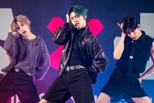 左からBEOMGYU、YEONJUN、SOOBIN。（撮影：曽我美芽）