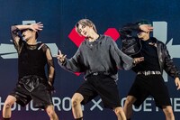 左からTAEHYUN、BEOMGYU、YEONJUN。（撮影：曽我美芽）