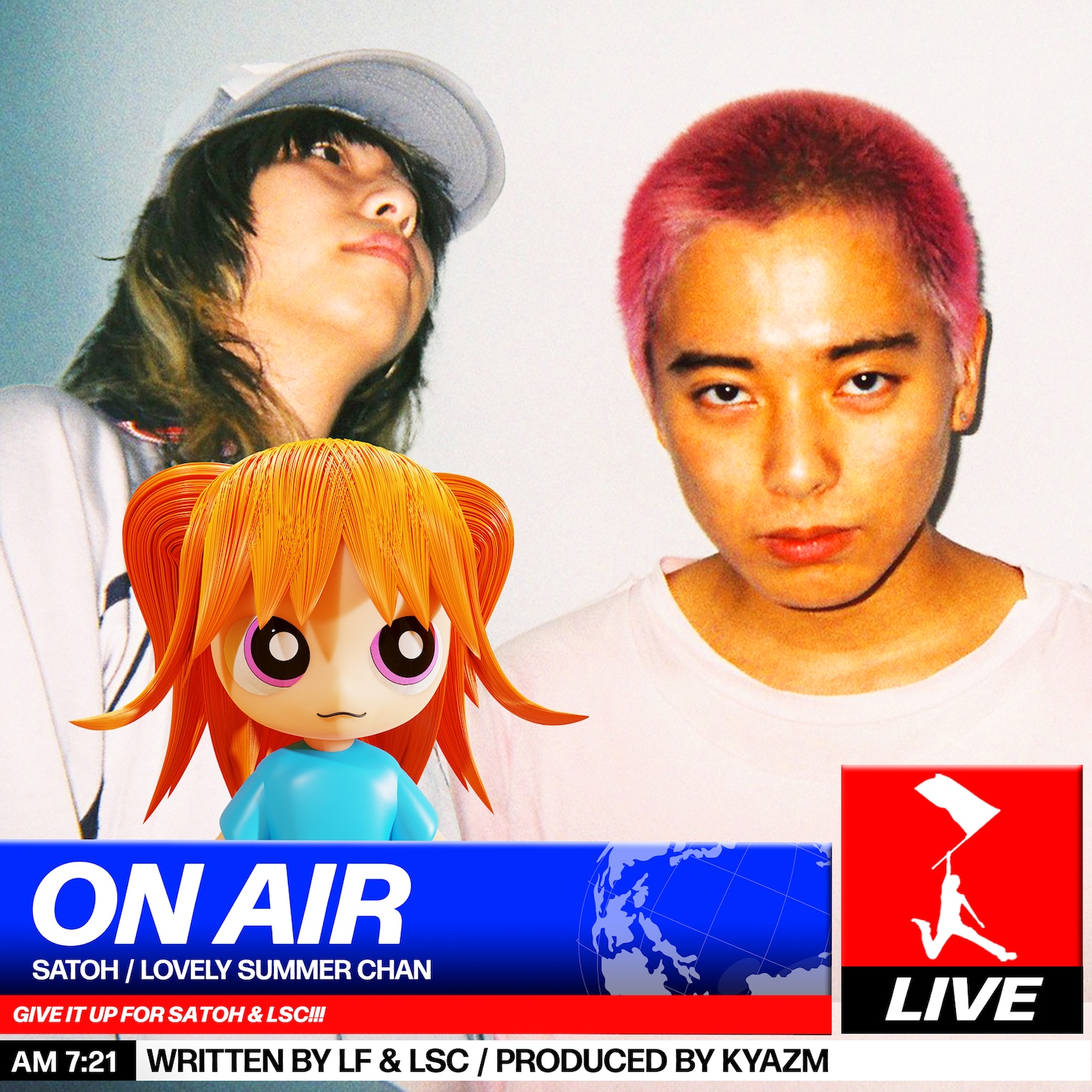 SATOH & ラブリーサマーちゃん「ON AIR」配信ジャケット