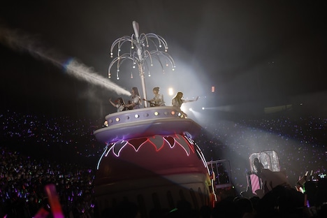 「乃木坂46 真夏の全国ツアー2022」明治神宮野球場公演の様子。