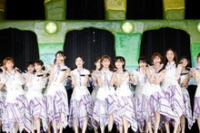 「乃木坂46 真夏の全国ツアー2022」明治神宮野球場公演の様子。