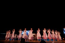 「乃木坂46 真夏の全国ツアー2022」明治神宮野球場公演の様子。