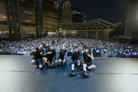 TOMORROW X TOGETHER「GOOD BOY GONE BAD」ショーケースイベントの様子。(P)&(C)BIGHIT MUSIC