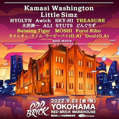 「ODD BRICK FESTIVAL 2022」フライヤー