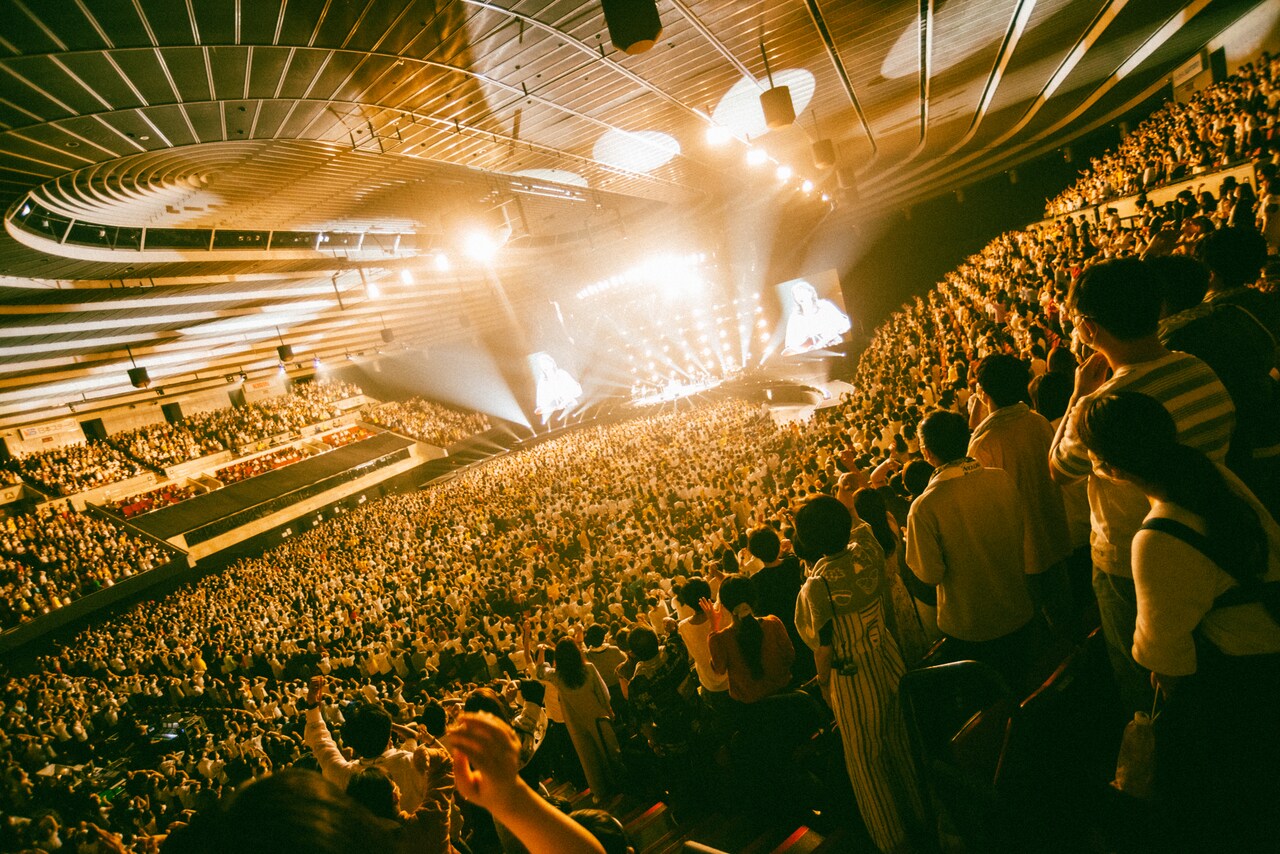 「AIMYON TOUR 2022 “ま・あ・る”」ツアーファイルの様子。（撮影：永峰拓也）