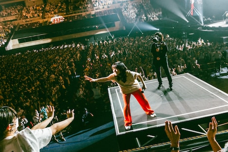 「AIMYON TOUR 2022 “ま・あ・る”」ツアーファイルの様子。（撮影：永峰拓也）