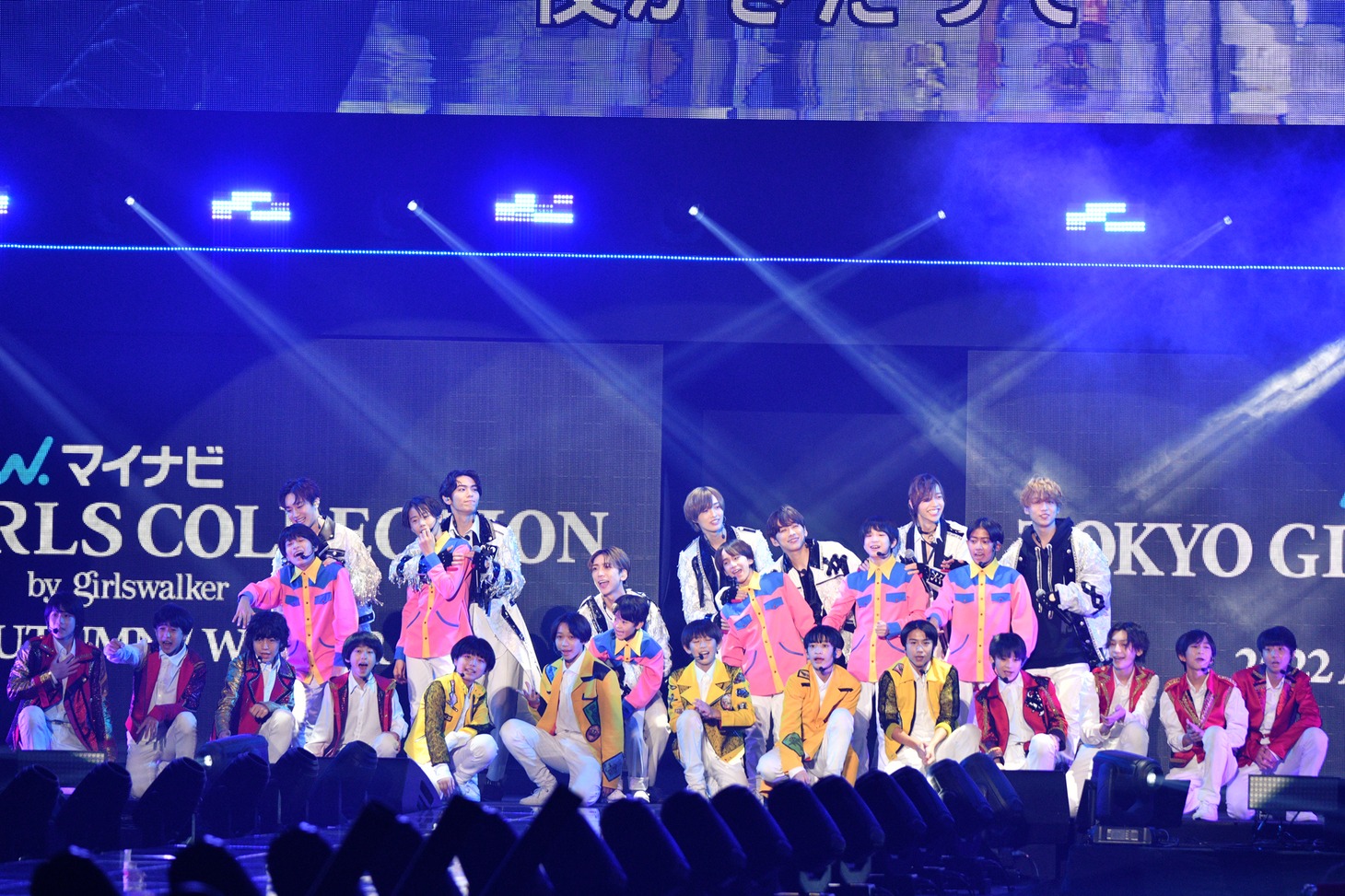 IMPACTorsとGo!Go!kidsら後輩Jr.。