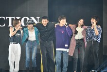 THE BEAT GARDENと平手友梨奈、竹内涼真、新木優子。