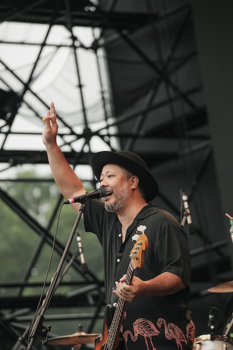 キヨサク（Vo, B / MONGOL800）（Photo by SARU［SARUYA AYUMI］）