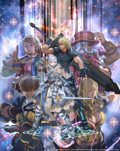「スターオーシャン 6 THE DIVINE FORCE」アートワーク (c)2022 SQUARE ENIX CO., LTD. All Rights Reserved. Developed by tri-Ace Inc. CHARACTER DESIGN：akiman