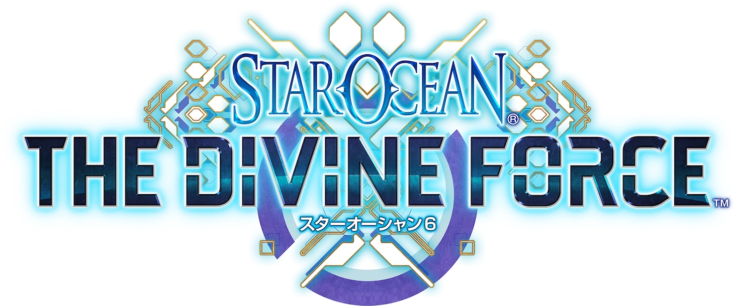 「スターオーシャン 6 THE DIVINE FORCE」ロゴ (c)2022 SQUARE ENIX CO., LTD. All Rights Reserved. Developed by tri-Ace Inc. CHARACTER DESIGN：akiman