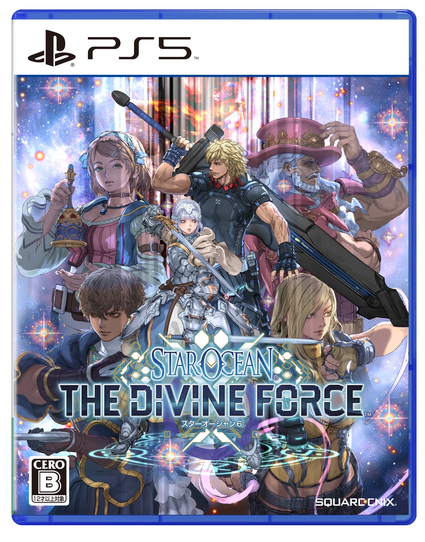 「スターオーシャン 6 THE DIVINE FORCE」PS5版ジャケット (c)2022 SQUARE ENIX CO., LTD. All Rights Reserved. Developed by tri-Ace Inc. CHARACTER DESIGN：akiman