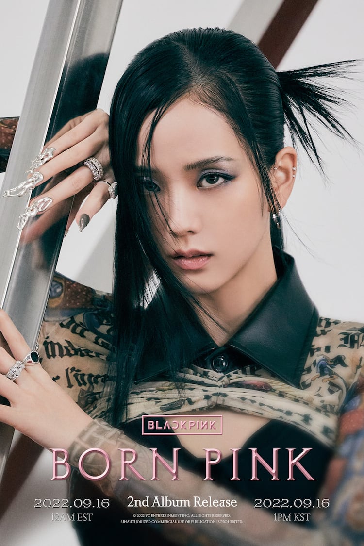 BLACKPINK、魅惑的なオーラ漂う「BORN PINK」コンセプトポスター 