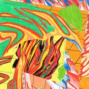 あらかじめ決められた恋人たちへ「燃えている」ジャケット