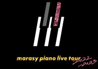 「marasy piano live tour 2022-2023」ロゴ