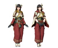 左からミノト、ヒノエ。（画像提供：カプコン）