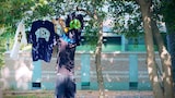 BES x GRADIS NICE「WATAS POOL」ミュージックビデオより。