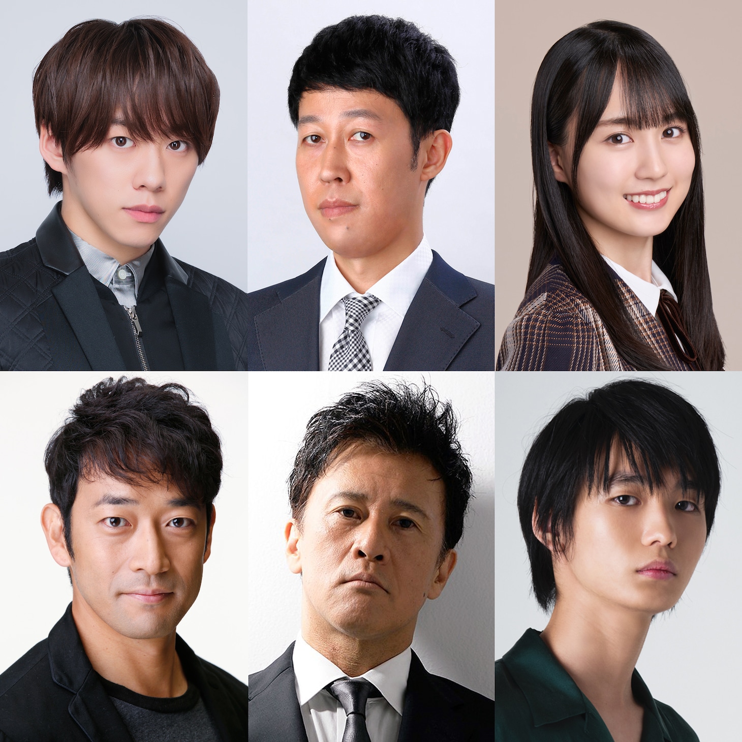 ドラマ「最初はパー」に出演する小籔千豊（上段中央）ら。 (c)テレビ朝日