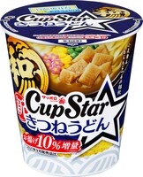 「カップスター きつねうどん」日向坂46メッセージ付き