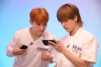 決勝戦まで勝ち進んだ川西拓実と金城碧海。 (c)フジテレビ