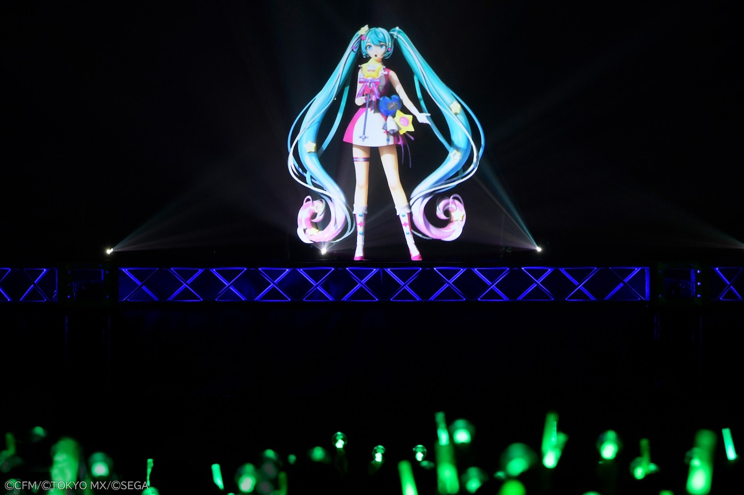 「初音ミク『マジカルミライ』10th Anniversary」の様子。
