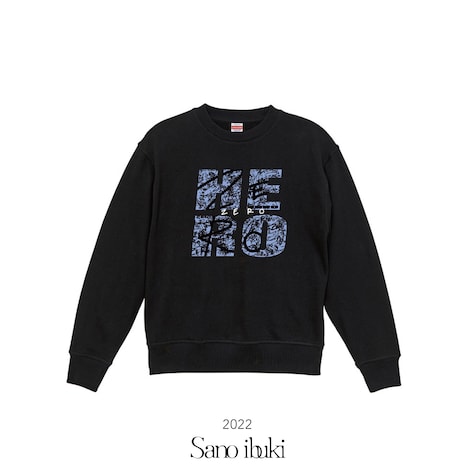 Sano ibuki「ZERO」UNIVERSAL MUSIC STORE限定盤のオリジナルスウェット。