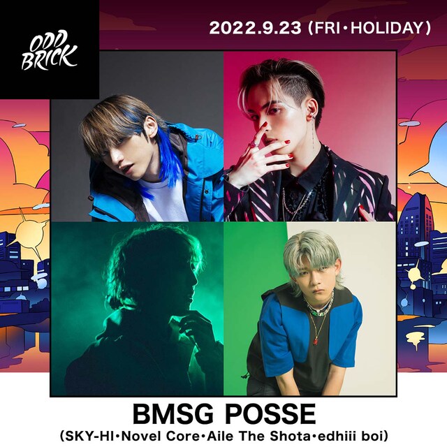 BMSG POSSE（SKY-HI・Novel Core・Aile The Shota・edhiii boi）