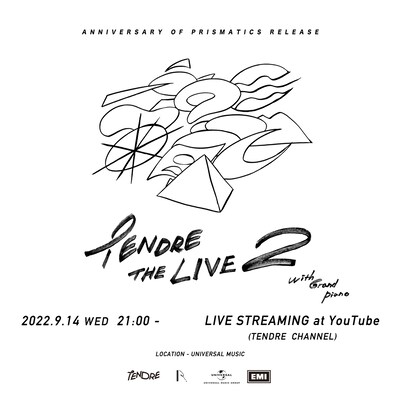 「TENDRE THE LIVE 2 with Grand Piano」告知ビジュアル